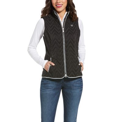 Ariat Ashley Insulated Vests Ženske Jakne Crne | HR-509115