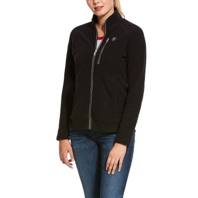 Ariat Basis 2.0 Full Zip Ženske Jakne Crne | HR-182377