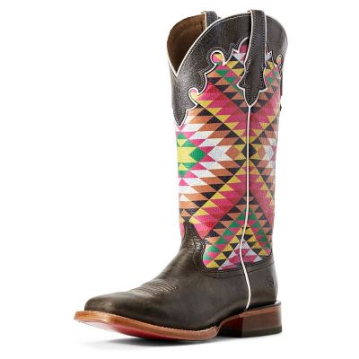 Ariat Fonda Ženske Čizme Za Kaubojku Sive | HR-790969