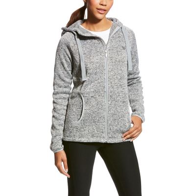 Ariat Granby Full Zip Ženske MajicaSKapuljačom Sive | HR-722394