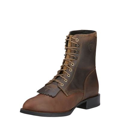 Ariat Heritage Lacer Boots Muške Zapadnjačke Čizme Smeđe | HR-128932