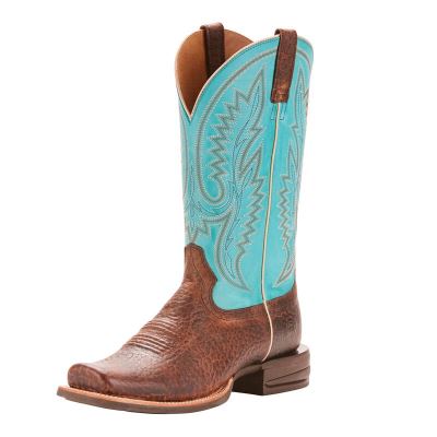Ariat Relentless Advantage Muške Kaubojske Čizme Smeđe Plave | HR-649397