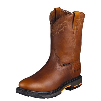 Ariat Workhog Pull-on Muške Radne Čizme Tamno Smeđe | HR-135860