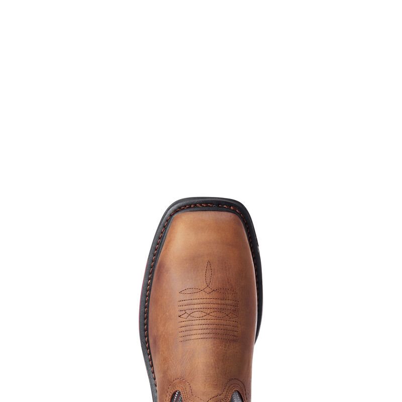 Ariat Big Rig Waterproof Composite Toe Muške Radne Čizme Smeđe | HR-979474