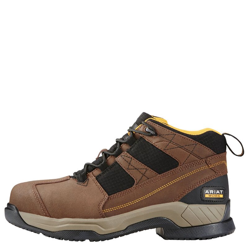 Ariat Contender Steel Toe Muške Radne Čizme Smeđe | HR-807987