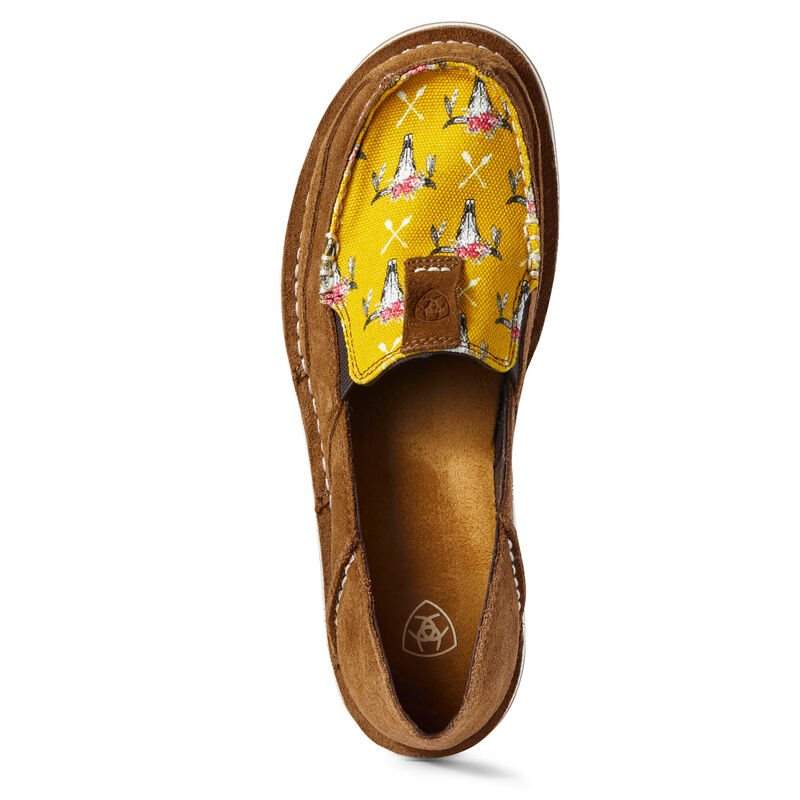 Ariat Cruiser Ženske Mokasinke Smeđe Boje Senfa | HR-308168