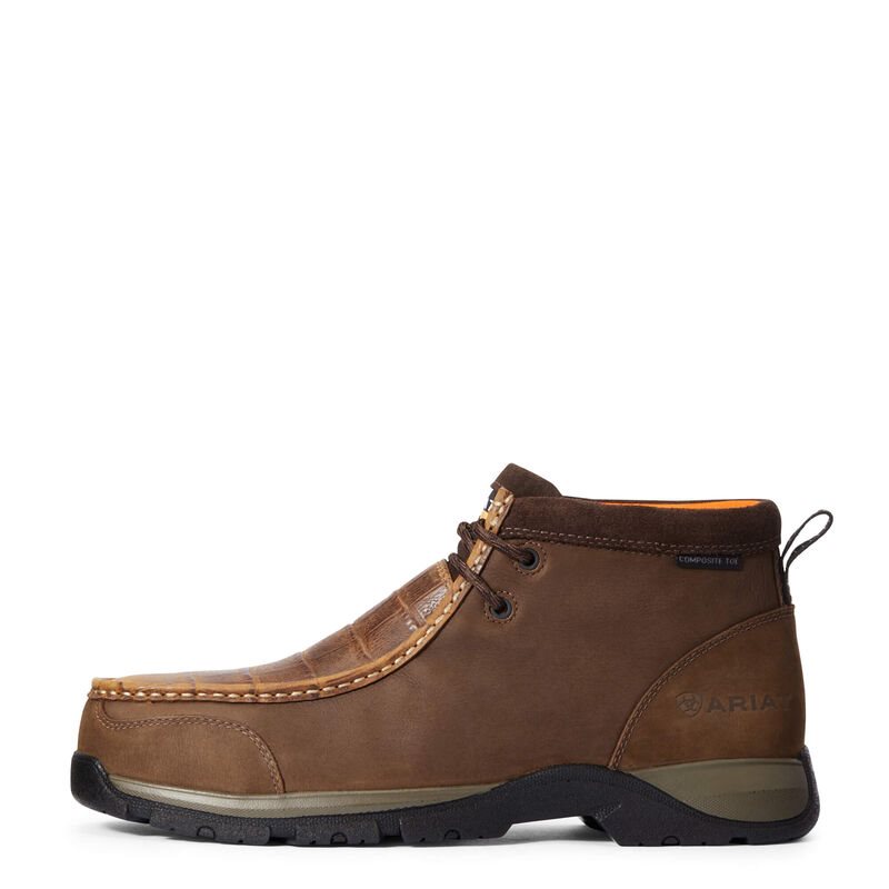 Ariat Edge LTE Moc Composite Toe Muške Radne Čizme Smeđe | HR-312536