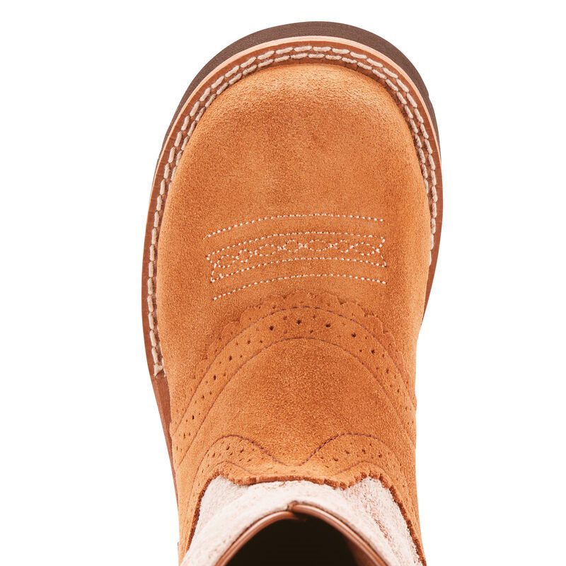 Ariat Fatbaby Dječje Zapadnjačke Čizme Smeđe Roze | HR-507426