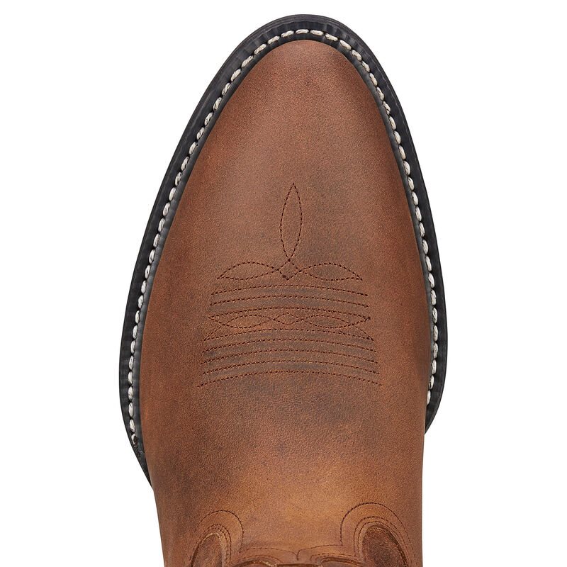 Ariat Heritage R Toe Dress Muške Zapadnjačke Čizme Smeđe | HR-404549