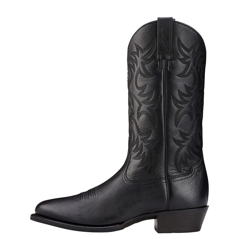 Ariat Heritage R Toe Muške Zapadnjačke Čizme Crne | HR-912515