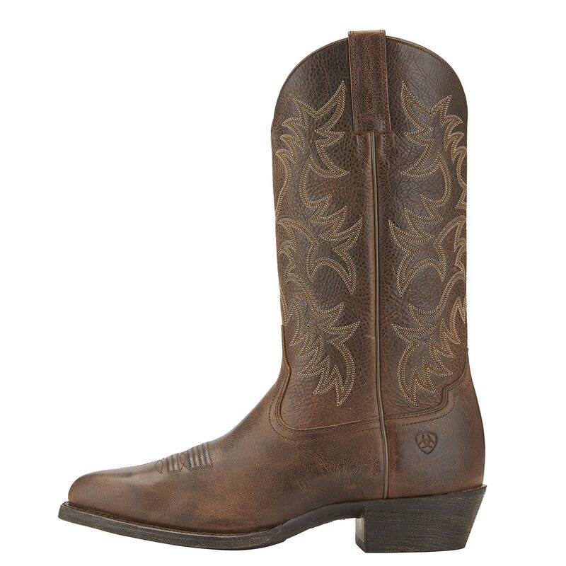 Ariat Heritage R Toe Muške Zapadnjačke Čizme Smeđe | HR-973835