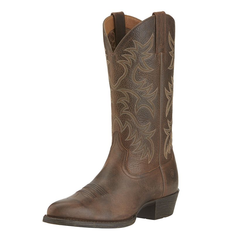 Ariat Heritage R Toe Muške Zapadnjačke Čizme Smeđe | HR-973835