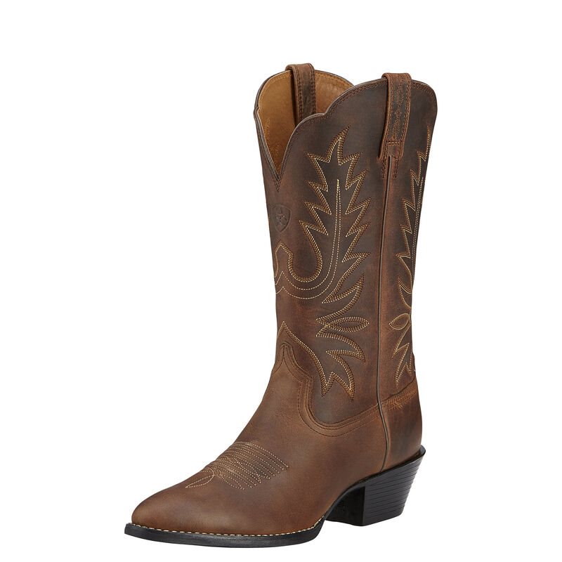 Ariat Heritage R Toe Ženske Zapadnjačke Čizme Smeđe | HR-206817