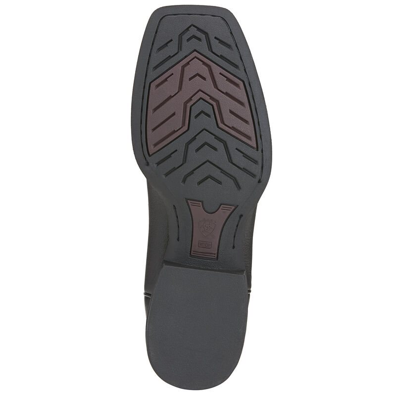 Ariat Heritage Roper Wide Square Toe Muške Zapadnjačke Čizme Crne | HR-099284