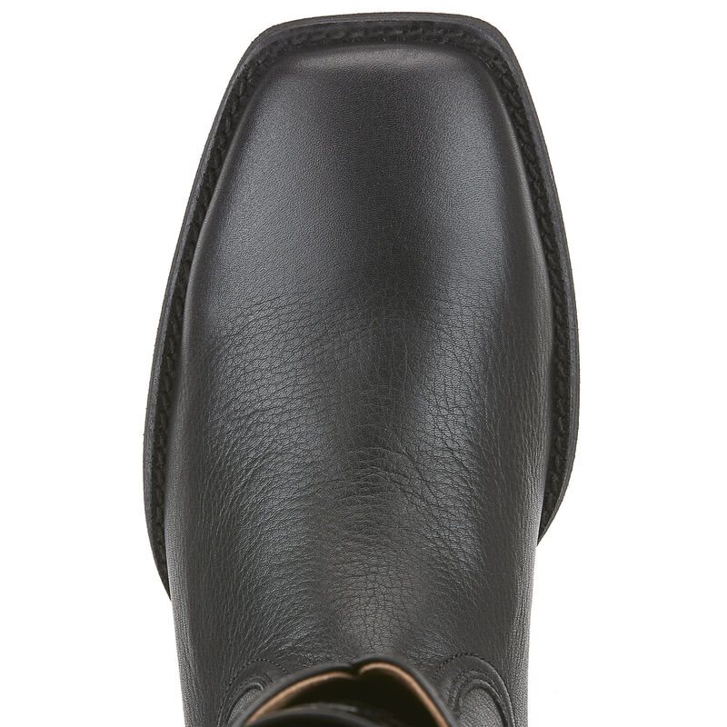 Ariat Heritage Roper Wide Square Toe Muške Zapadnjačke Čizme Crne | HR-099284