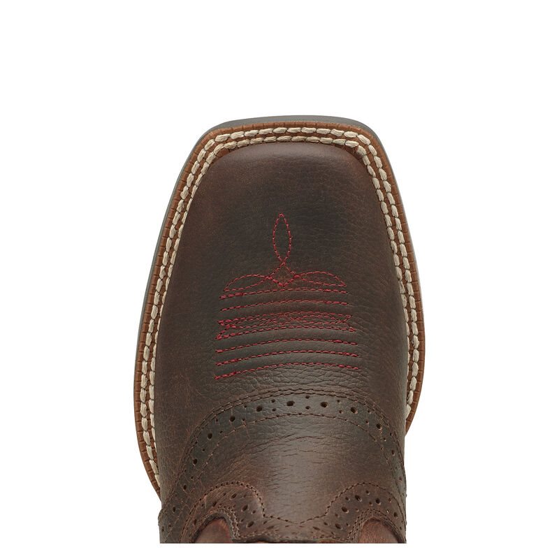 Ariat Heritage Roughstock Cowboy Western Dječje Kaubojske Čizme Smeđe | HR-477096