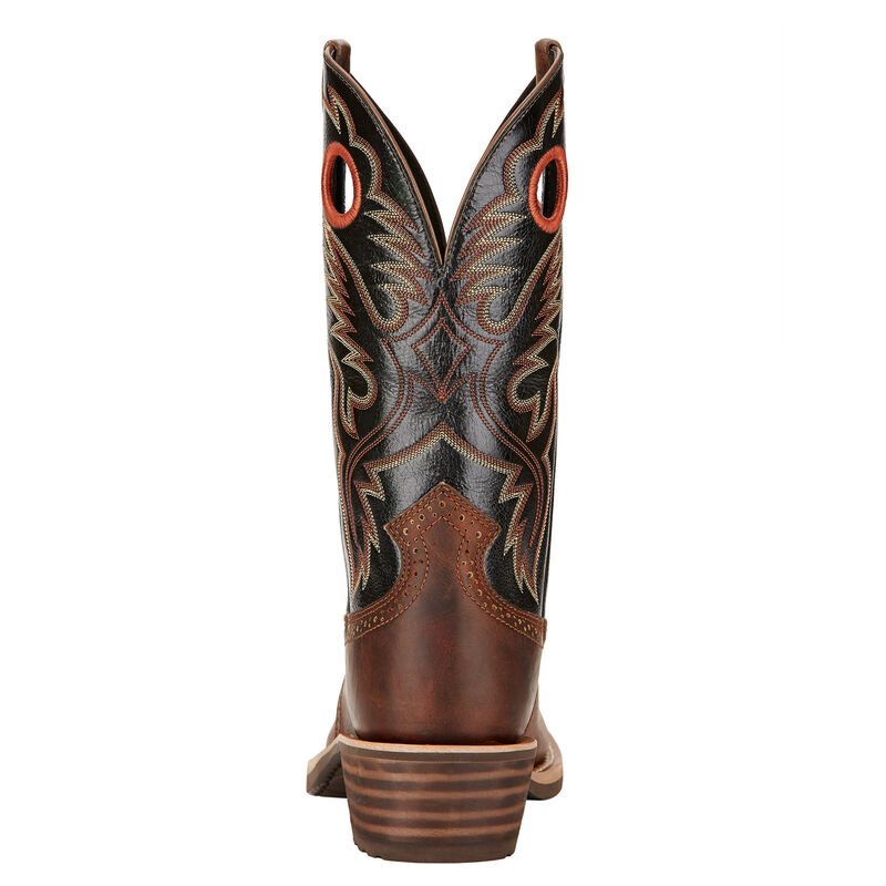 Ariat Heritage Roughstock Muške Kaubojske Čizme Smeđe Crne | HR-689197