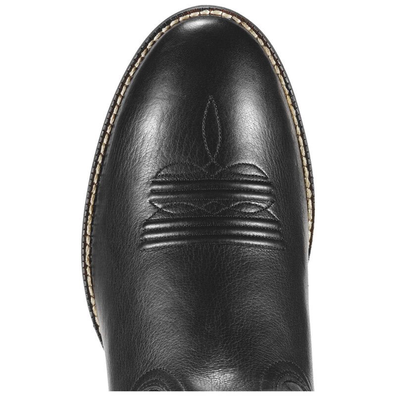 Ariat Heritage Stockman Muške Kaubojske Čizme Crne Zelene | HR-779939