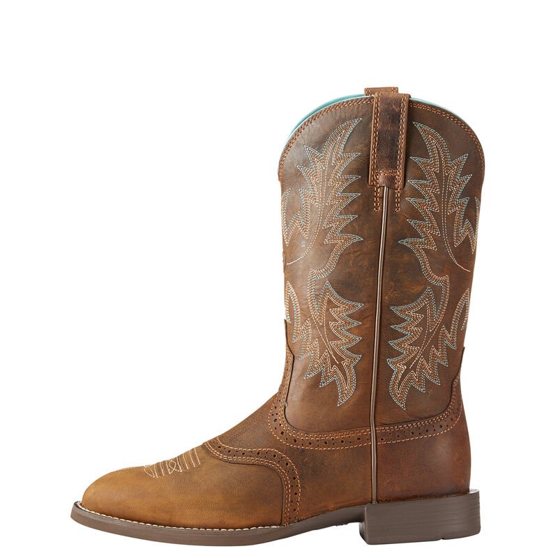 Ariat Heritage Stockman Ženske Čizme Za Kaubojku Smeđe | HR-603930