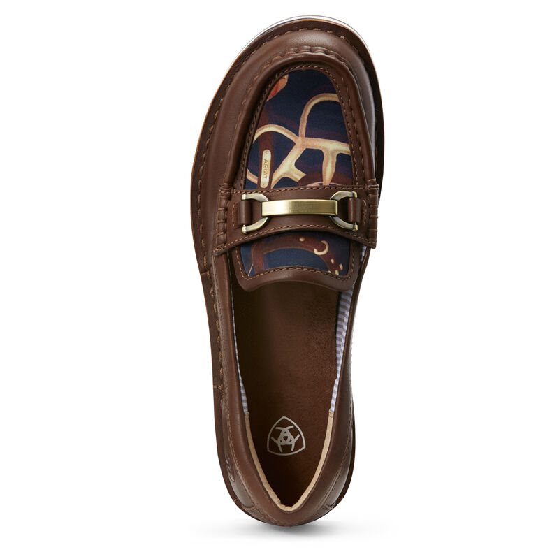 Ariat Ivy Cruiser Ženske Mokasinke Čokoladne Tamnoplave | HR-914687