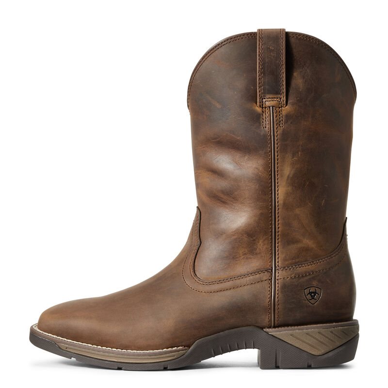 Ariat Ranch Work Muške Kaubojske Čizme Smeđe | HR-890409
