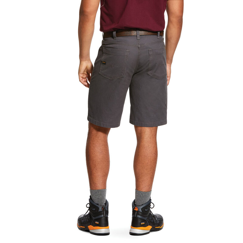 Ariat Rebar DuraStretch Made Tough Short Muške KratkeHlače Sive | HR-474061
