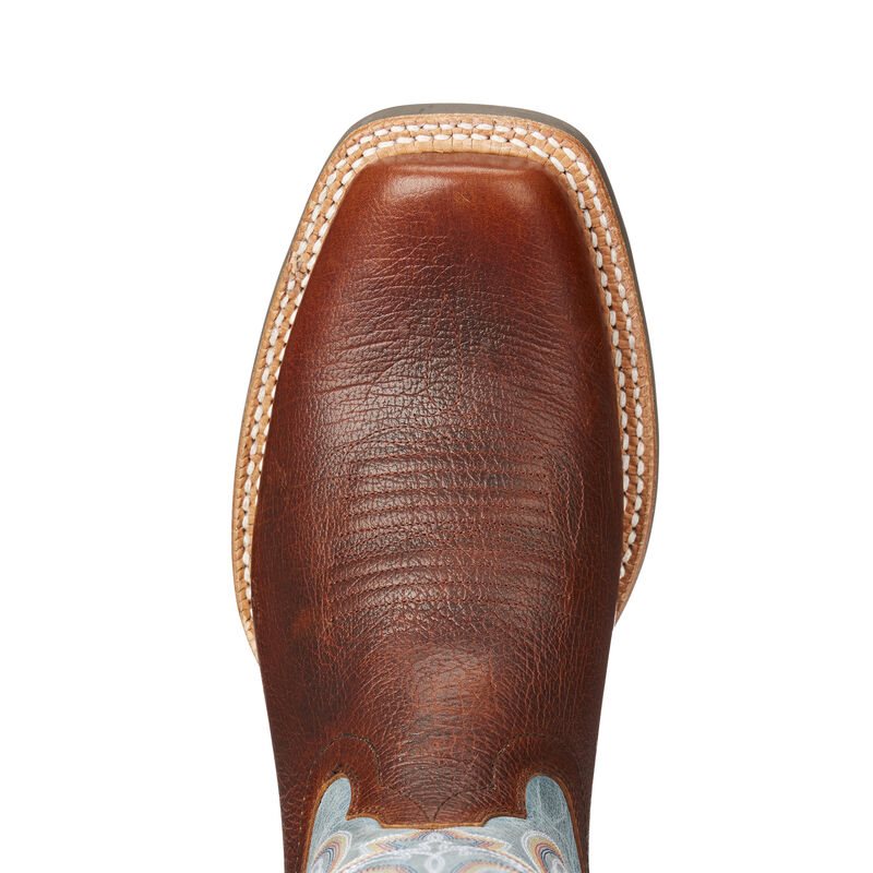 Ariat Relentless Advantage Muške Kaubojske Čizme Smeđe Srebrne | HR-537557