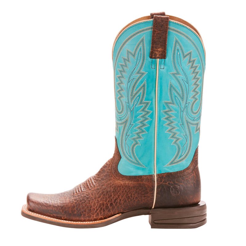 Ariat Relentless Advantage Muške Kaubojske Čizme Smeđe Plave | HR-649397