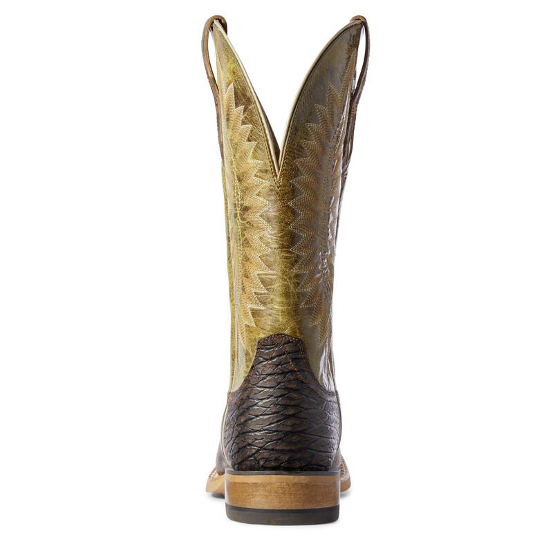 Ariat Relentless Record Setter Muške Kaubojske Čizme Smeđe Zelene | HR-118114