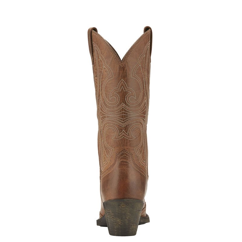 Ariat Round Up D Toe Wingtip Ženske Zapadnjačke Čizme Bež | HR-739333