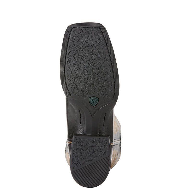 Ariat Round Up Wide Square Toe Ženske Čizme Za Kaubojku Crne | HR-645305