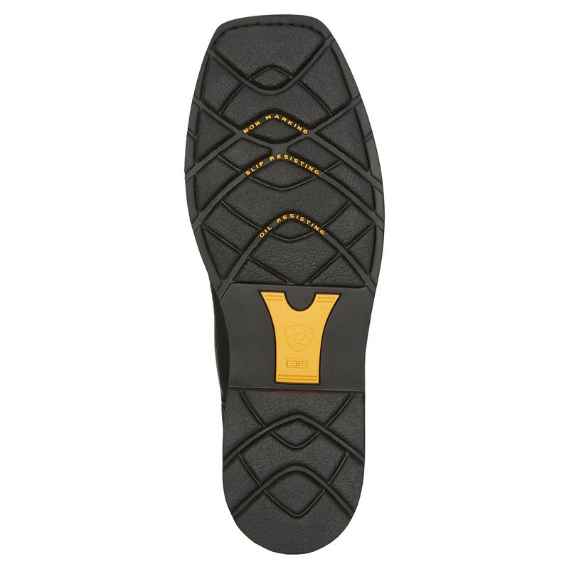 Ariat Sierra Wide Square Toe Steel Toe Muške Radne Čizme Crne | HR-923096