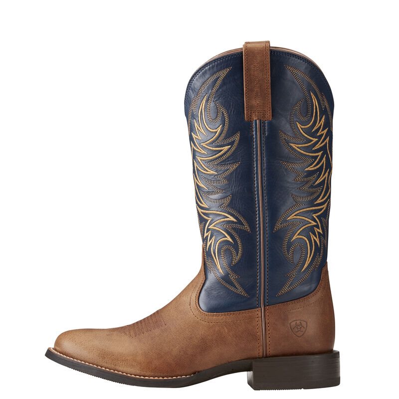 Ariat Sport Horseman Muške Kaubojske Čizme Bež | HR-012827