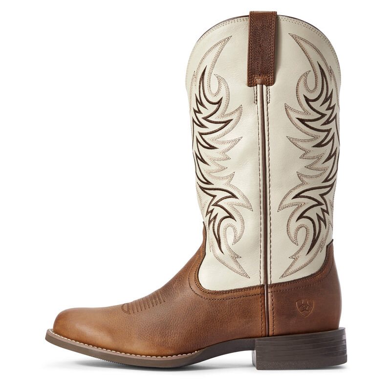Ariat Sport Horseman Muške Kaubojske Čizme Smeđe Krem | HR-800628