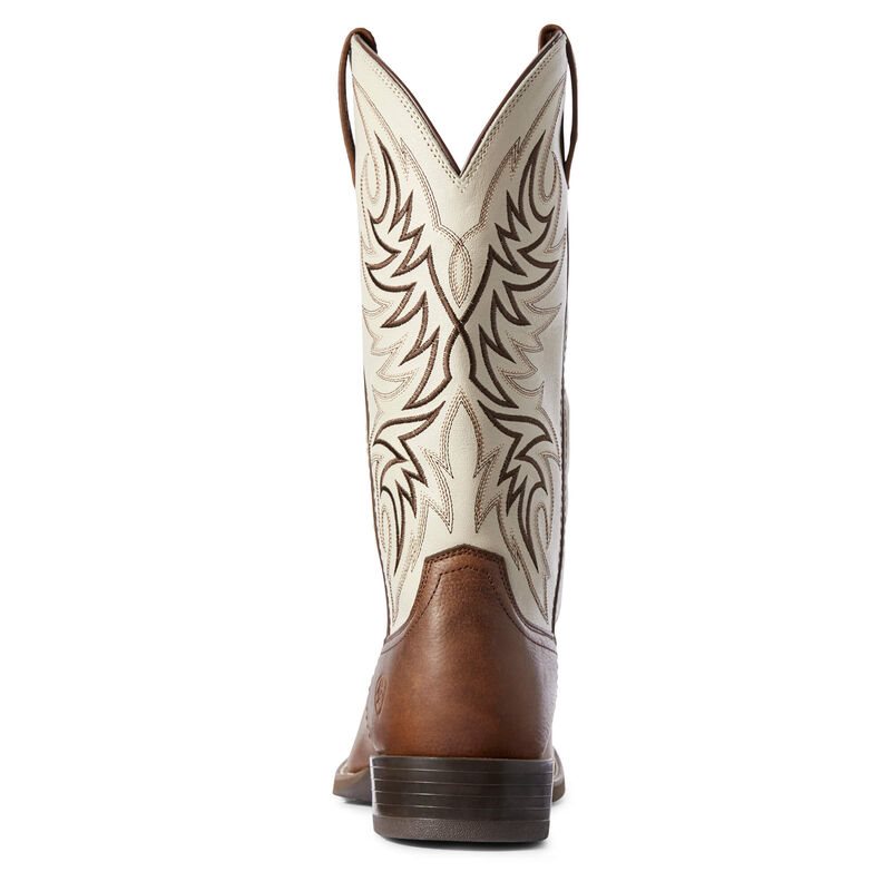 Ariat Sport Horseman Muške Kaubojske Čizme Smeđe Krem | HR-800628