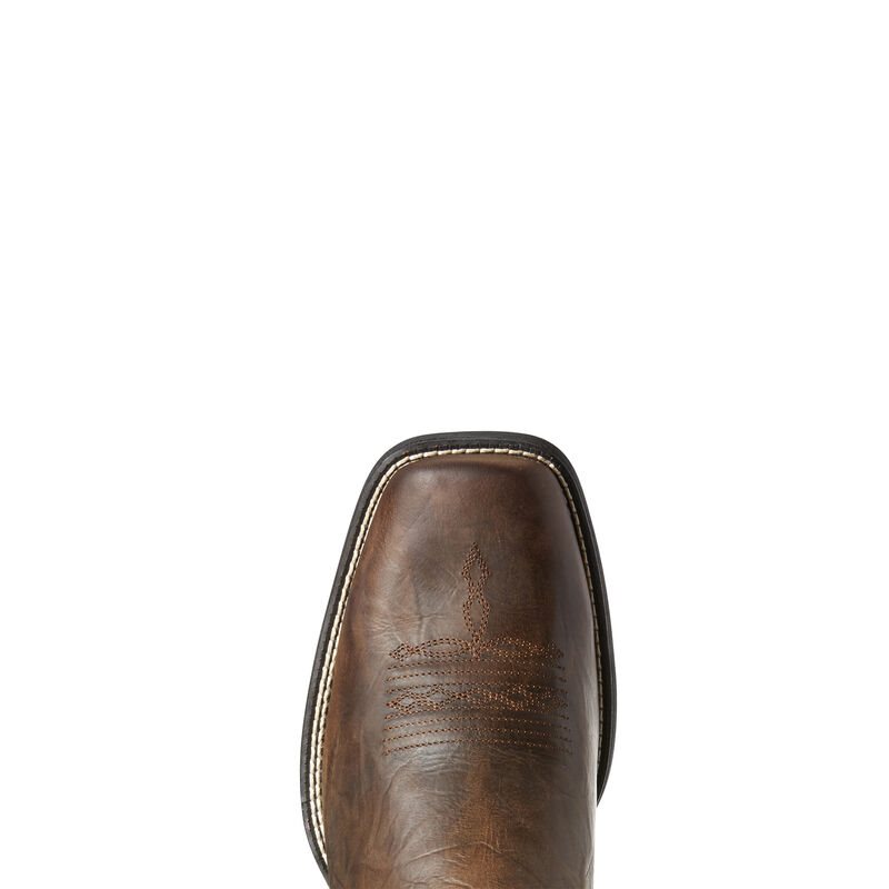Ariat Sport Picket Line Muške Kaubojske Čizme Smeđe Crne | HR-794297