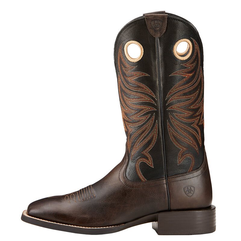 Ariat Sport Rider Wide Square Toe Muške Kaubojske Čizme Čokoladne | HR-811347