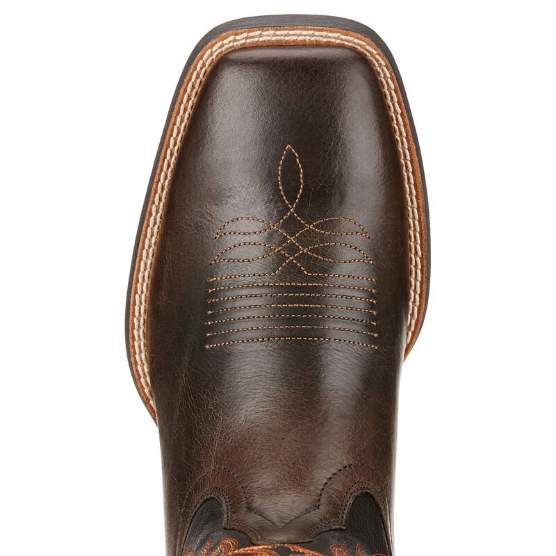 Ariat Sport Rider Wide Square Toe Muške Kaubojske Čizme Čokoladne | HR-811347