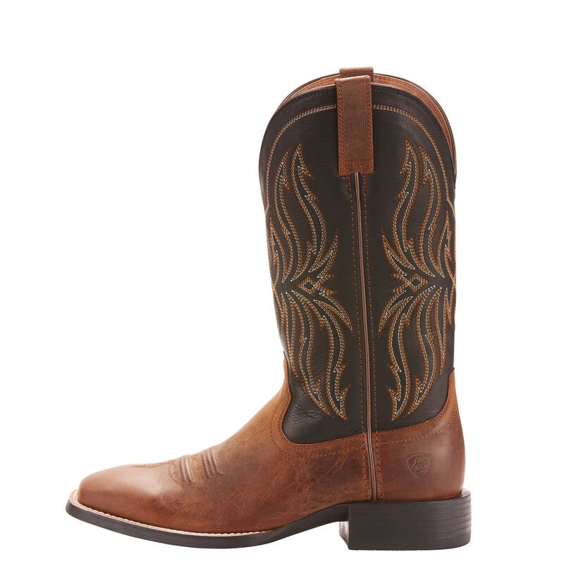 Ariat Sport Rustler Muške Kaubojske Čizme Smeđe | HR-234105