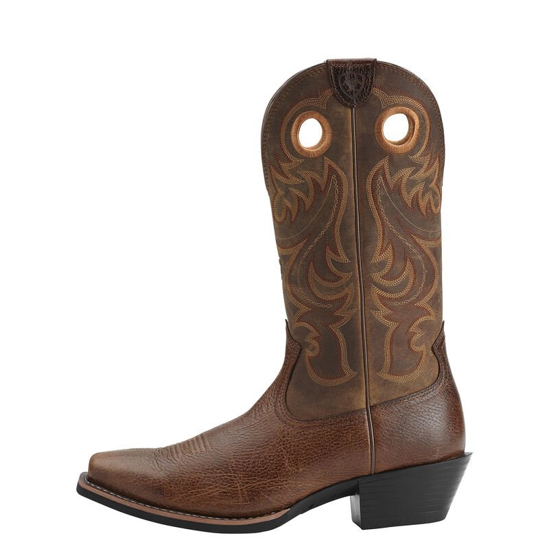 Ariat Sport Square Toe Muške Kaubojske Čizme Smeđe | HR-444924