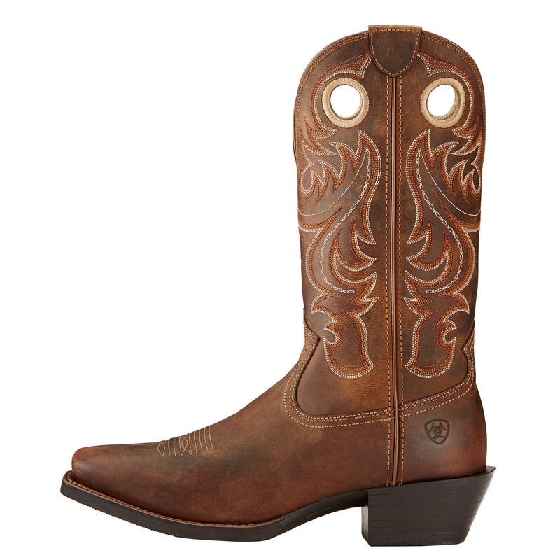 Ariat Sport Square Toe Muške Kaubojske Čizme Smeđe | HR-717288