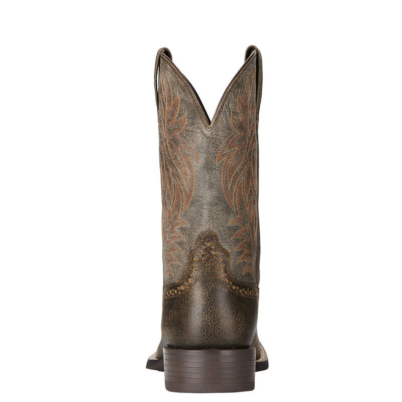Ariat Sport Wide Square Toe Muške Kaubojske Čizme Kafe | HR-202484