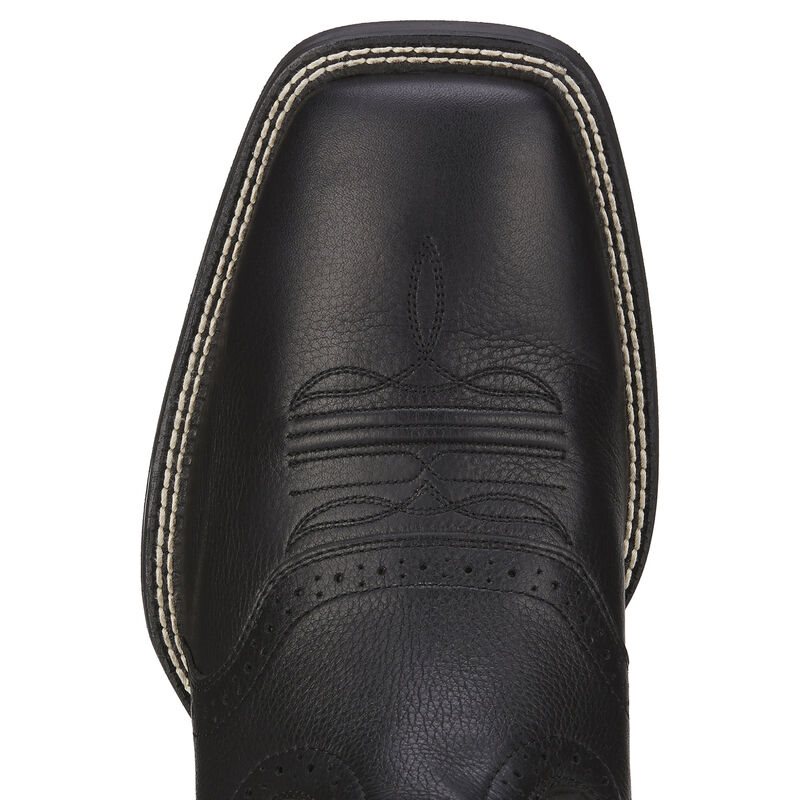 Ariat Sport Wide Square Toe Muške Kaubojske Čizme Crne | HR-359461