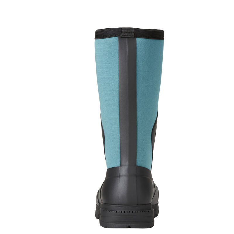 Ariat Springfield Rubber Boots Ženske Wellies Crne Plave | HR-979633