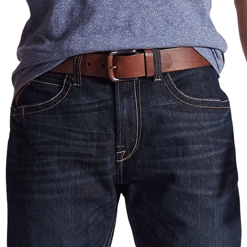 Ariat TEKLow Rise, Bootscut Work Pants - Rebar Denim Muške Traperice Tamno Plave | HR-152552