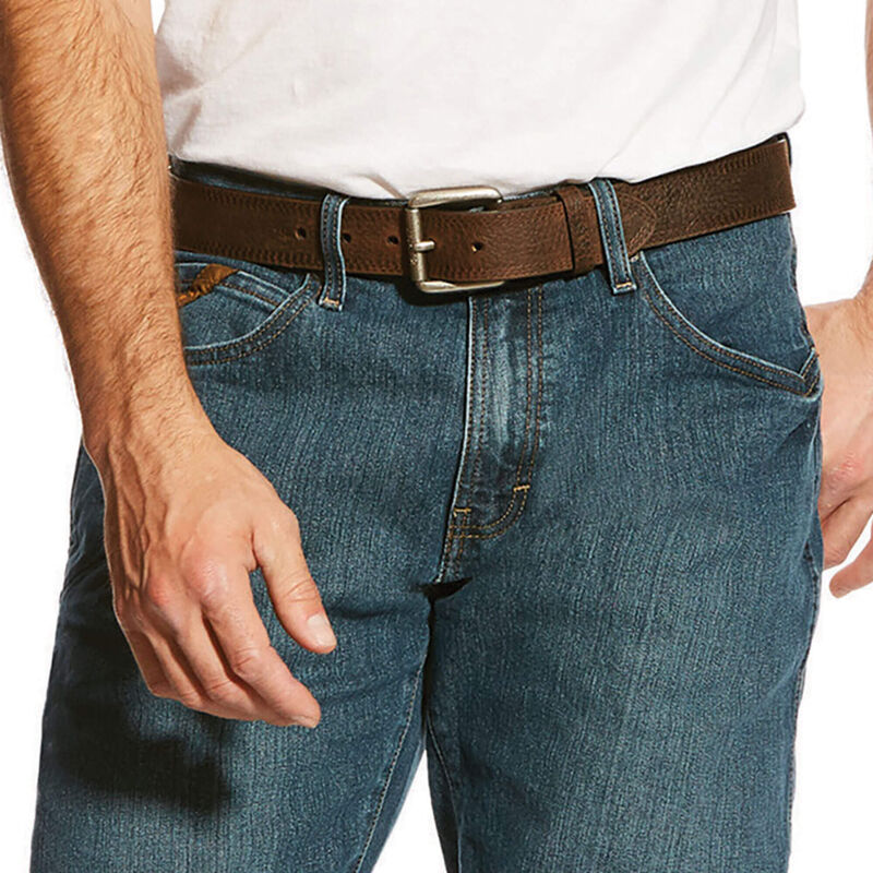 Ariat TEKLow Rise, Bootscut Work Pants - Rebar Denim Muške Traperice Plave | HR-302436