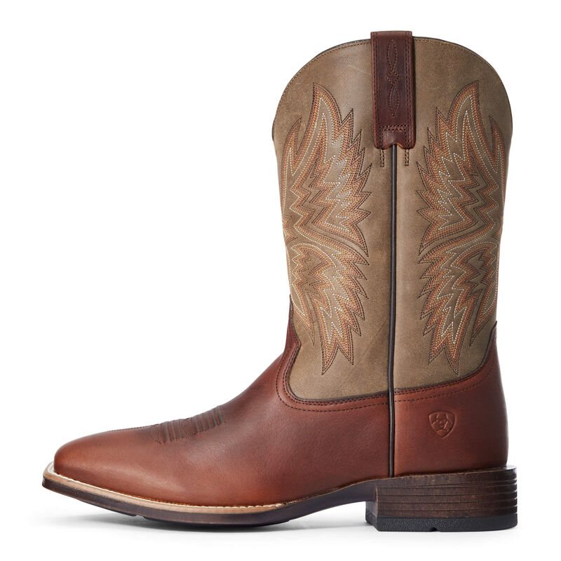 Ariat Valor Ultra Muške Kaubojske Čizme Smeđe Maslinasto Zelene | HR-447033