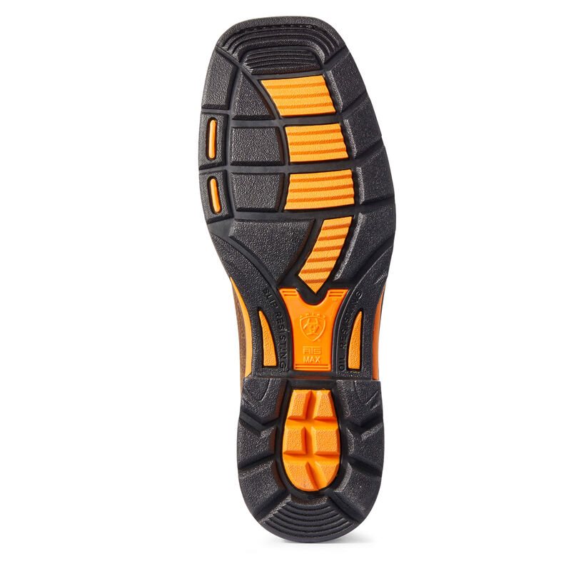 Ariat WorkHog Waterproof Composite Toe Muške Radne Čizme Smeđe Bijele | HR-733005