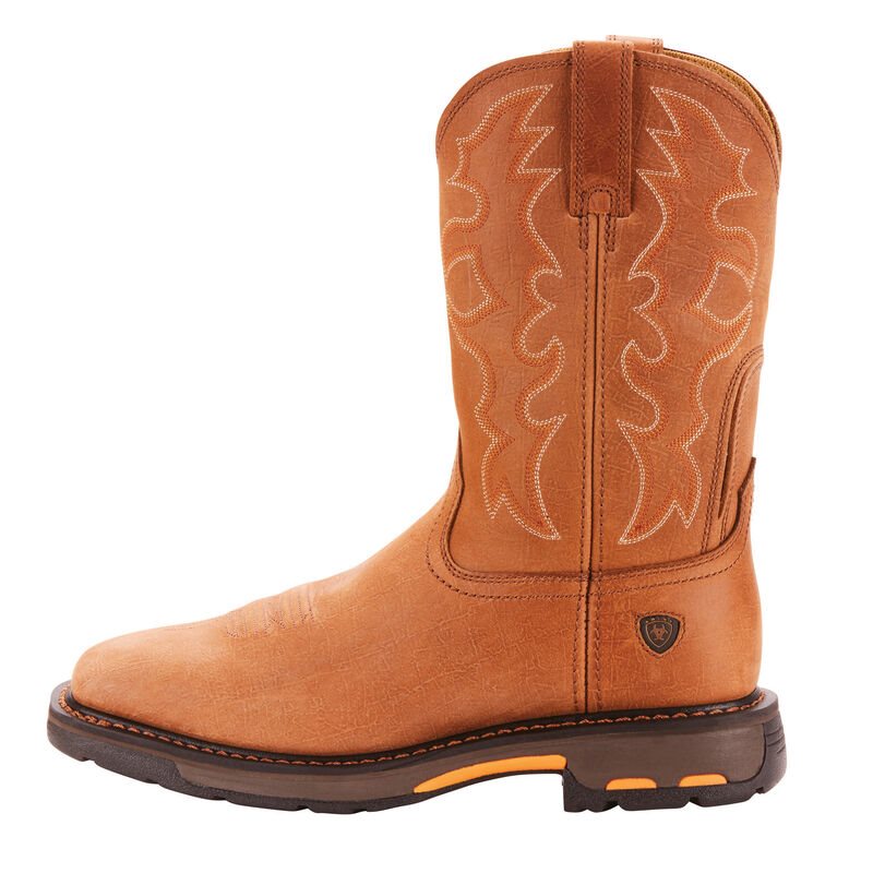 Ariat WorkHog Wide Square Toe Muške Radne Čizme Smeđe | HR-726257