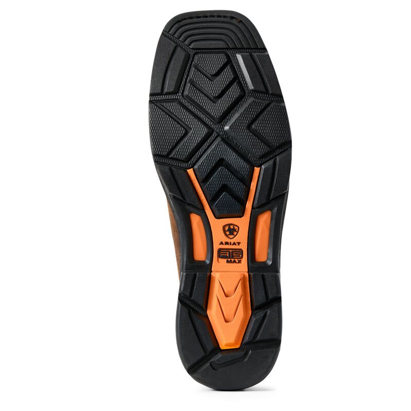 Ariat WorkHog XT Coil Wide Square Toe Carbon Toe Muške Radne Čizme Smeđe Tamnoplave | HR-320858